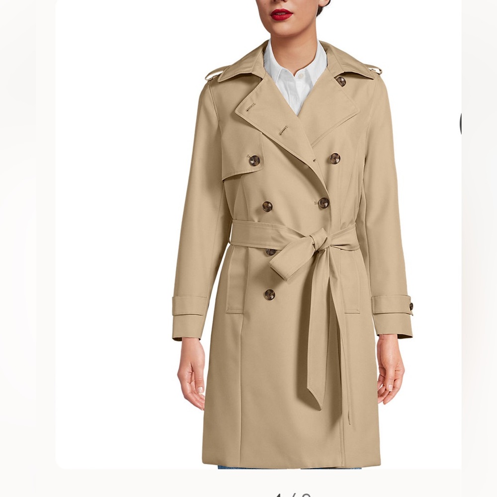 LANDS’END CLASSIC TRENCH COAT.